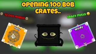 SPENDING 12,000 ROBUX On 100+ Bob Crates In Slap Battles.. (CRAZY PULLS) screenshot 3