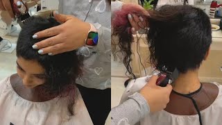 Buzz haircut for girl | Very short buzz cut