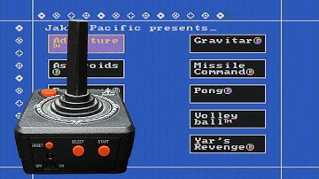 2002 Jakks Pacific Atari TV Games 10 In 1 Plug & Play Game System