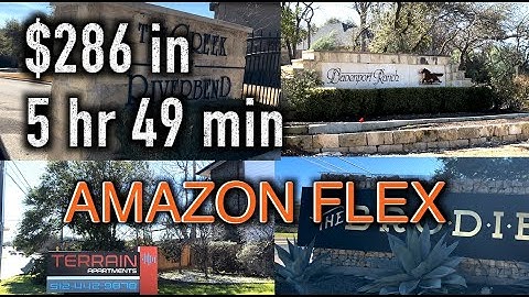 2023 | Making $286 in a 5 hour 49 minute workday Amazon Flex