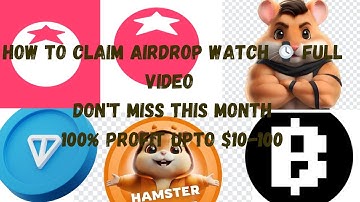 Claim Airdrop Watch ⌚ full Video Don