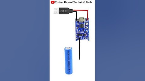 18650 Lithium battery charging system USB DIY Project #shorts