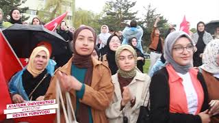 Atatürk Üniversitesi Filistine Destek Yürüyüşü 