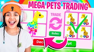 what people trade for my mega neon dream pet in adopt me roblox