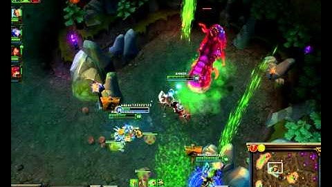 teemo 2.500 ATTACK SPEED CRAZY (killing baron)