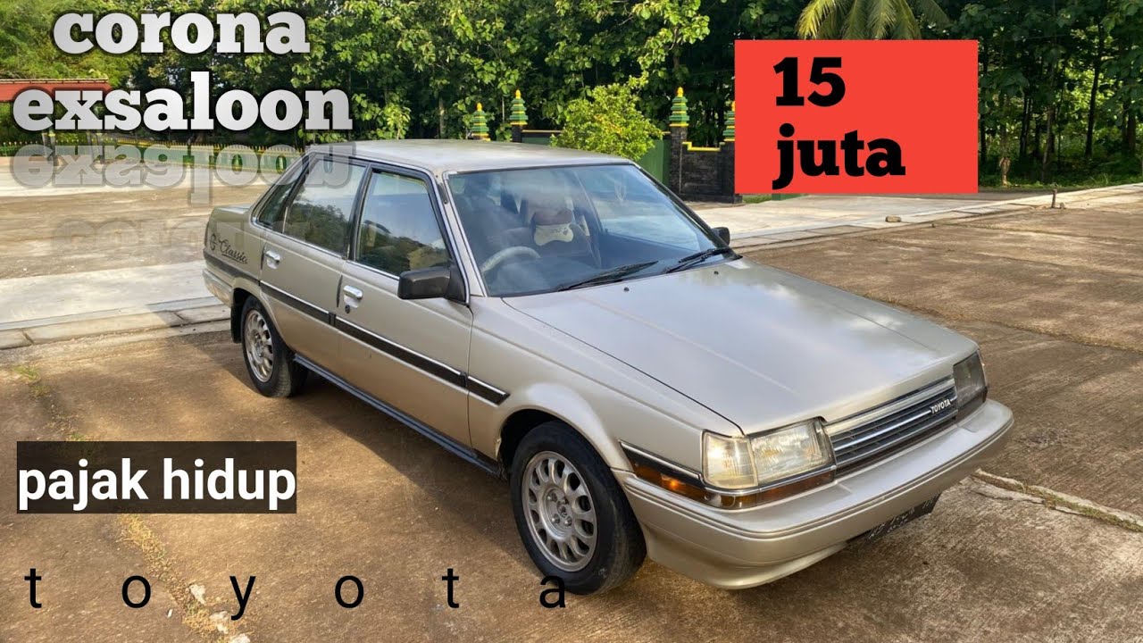 Toyota corona exsaloon pajak hidup harga 15jt‼️review dan jual mobil murah🔥
