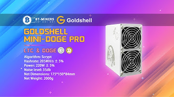 Mini-doge Pro dogecoin miner 205Mh/s Setup