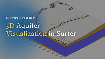 3D Aquifer Visualization in Surfer