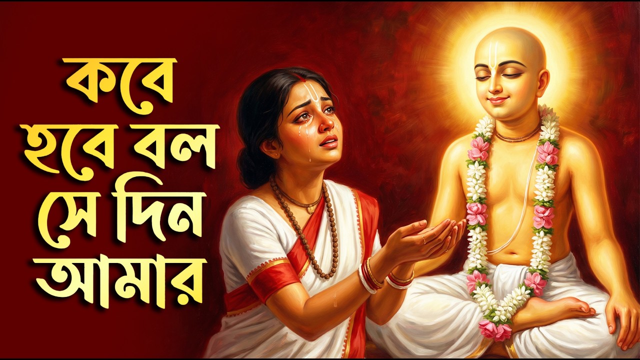 কবে হবে বল, সে দিন আমার | Kobe Hobe Bolo Se Din Amar | Bengali Krishna Bhajan | ISKCON Kirtan