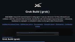 Grok Build: SpaceXAI's AI Coding Agent | xai-org/grok-build