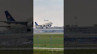 SAUDI ARABIAN ELEGANCE IN THE MUNICH SKY β A320 BOUND FOR JEDDAH! πΈπ¦βοΈ SAUDI ARABIAN ELEGANCE IN THE MUNICH SKY β A320 BOUND FOR JEDDAH! πΈπ¦βοΈ