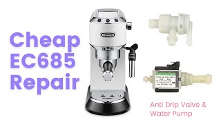 Delonghi EC680-EC685 Dedica Repair (Water Pump &amp; Anti Drip Valve Replacement)