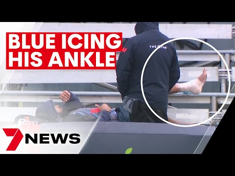 Nsw blues prop payne haas left training with a sprained ankle | 7news