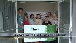Arrowleaf Food Pantry Gets Large Donation from Ameren in Southern Illinois