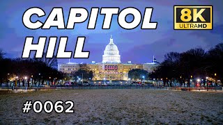 8K Timelapse of the US Capitol Building in Washington, D.C., USA (Sony A7R4 & G-Master 24-70mm)