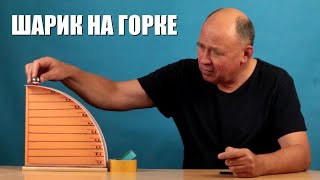 Шарик на горке