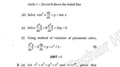 2019 Mdu BTech CSE 3rd Sem Mathematics Question Paper