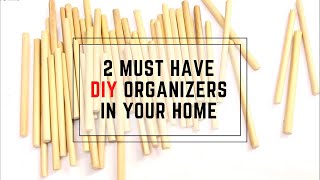 2 Easy DIY Organizers you must try at Home III Best Out of Waste III Creative Diaries