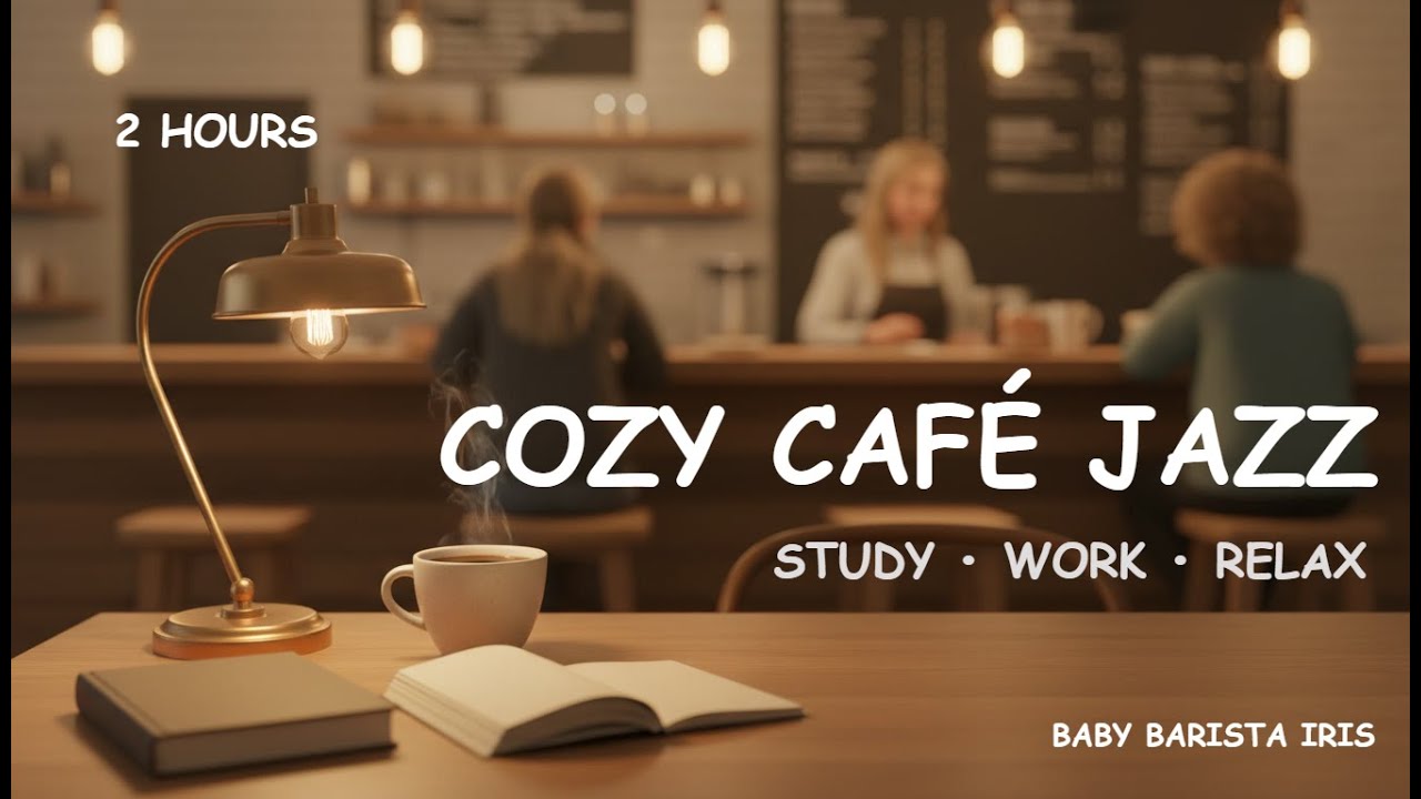 Cozy Café Jazz (No Vocals) ☕ Study / Work / Relax — 따뜻한 우드 카페 재즈 (가사 없음) 집중 / 업무 / 휴식