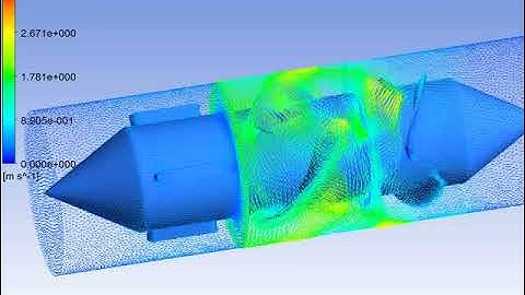 Axial LVAD (Blood Pump) CFD ANSYS