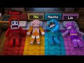 Dagar y Nacho y Lia y Abi en Minecraft!