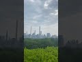 NYC skyline from the Met Rooftop #shorts #nyc #nycviews #metmuseum #beautifulview #nyvlog #nycvlog