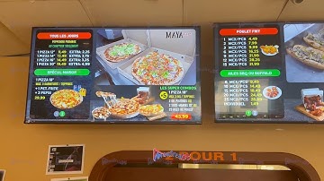 I will design TV menu screens for pizza restaurants