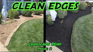 Clean Edges and Mulching Flower Beds | Landscaping Renovation: Phase 2