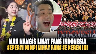 'SEPERTI INGIN MENANGIS' Mimpi Jadi Kenyataan Lihat Fans INDO Secara Langsung, Reaksi HARU Red Spark