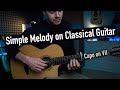 Simple Melody on Classical Guitar ...