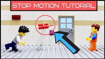 How to Make Things Fly Without Computer Effects! LEGO Stop Motion Tutorial for Beginners