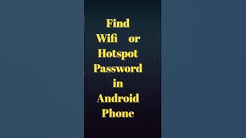 Forgot wifi password? Find out with Android phone