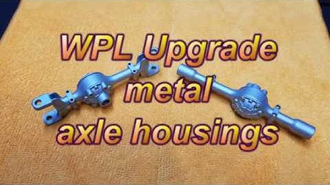 WPL 1/16 Upgrade Axle housings full metal C24 C14