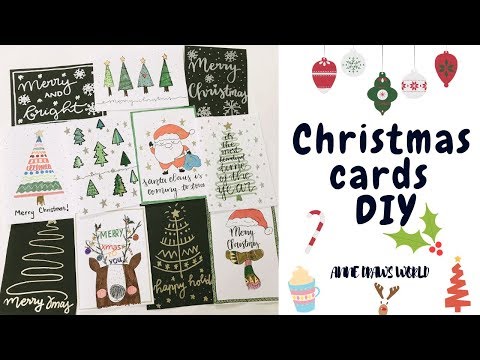 Christmas Cards DIY | 10 cách trang trí thiệp Giáng Sinh | Foci