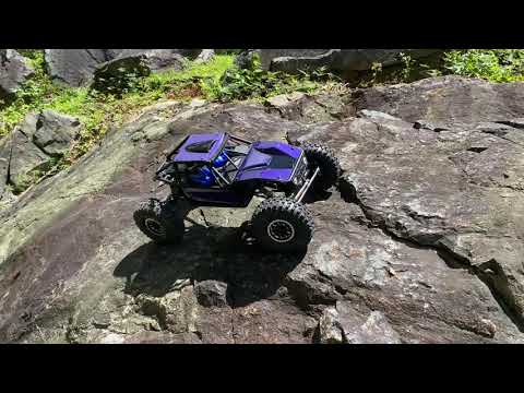 Axial Capra -Added Brass Weight- Test Run Video-