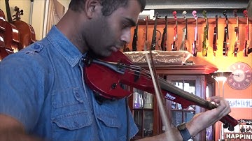 Daniel Lopez plays the 4 String Stingray Violin at Animato Strings
