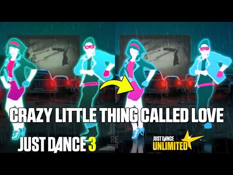 JUST DANCE COMPARISON - CRAZY LITTLE THING CALLED LOVE | Queen