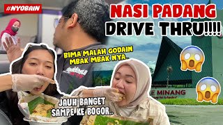 NASI PADANG DRIVE THRU PERTAMA DI INDONESIA!!! JAUH BANGET SAMPE KE BOGOR!!
