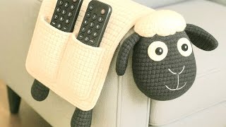 Crochet Organizer for Sofas, for beginners #crochet #completeamigurumitutorial