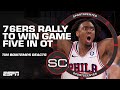 Tyrese maxey takes over  reaction to 76ers game 5 win vs knicks  sportscenter