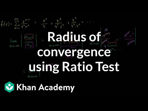 Radius of convergence using Ratio Test