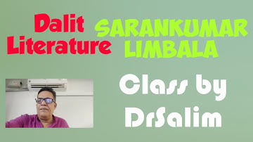 Dalit literature---Saran Kumar Limbala