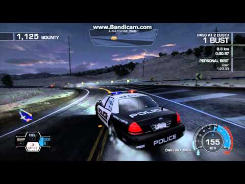 NFS Hot Pursuit 2010 Cop Gameplay Dark Horse