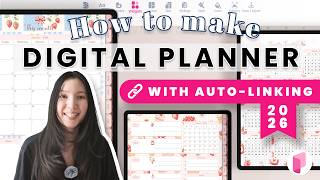 How to make a Full Digital Planner for 2026 - Auto-Hyperlinked