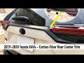 2019-2020 Toyota RAV4 - Carbon Fiber Rear Center Trim