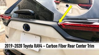 2019-2020 Toyota RAV4 - Carbon Fiber Rear Center Trim