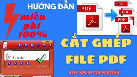 Hướng dẫn cắt và ghép file PDF hoàn toàn miễn phí|| Tùng Bê