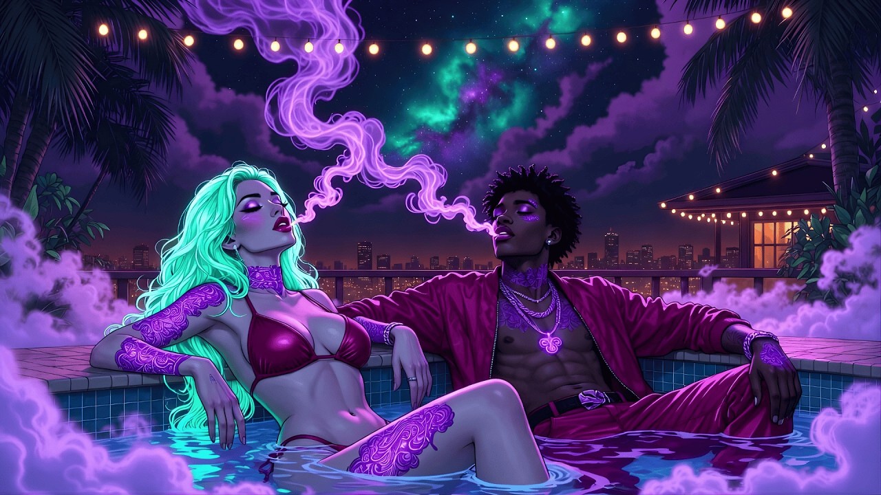 Paseo Nocturno – Night Walk | Playlist 420 Vibe Music | Chill Rap • Stoner Mood • Bluesy Hip-Hop