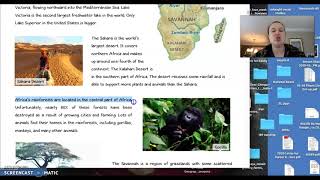 Geography of Africa Screencast