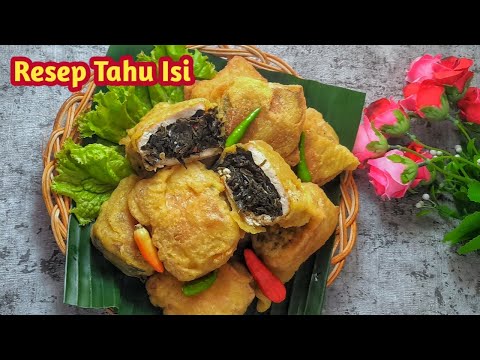 Resep Tahu Mercon Isi Daun Singkong